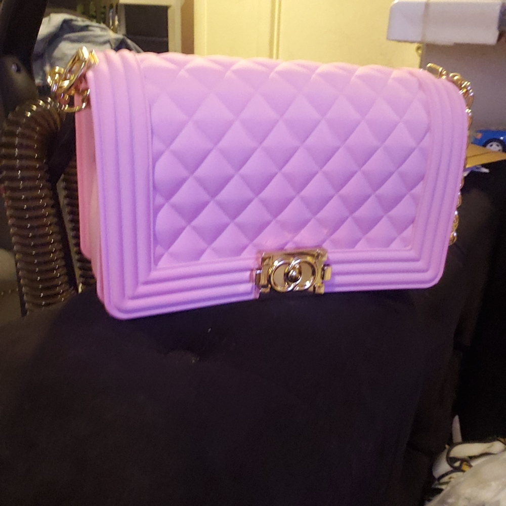 🎅Holiday Sale🎅Soft pink pvc jelly bag